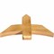 Ekena Millwork Bellingham Rough Sawn Timber Gable Bracket, Western Red Cedar, 36"W x 19"H x 4"D x 6"F, 13/12 Pitch GBW036X19X0406BEL00RWR - alternate 2